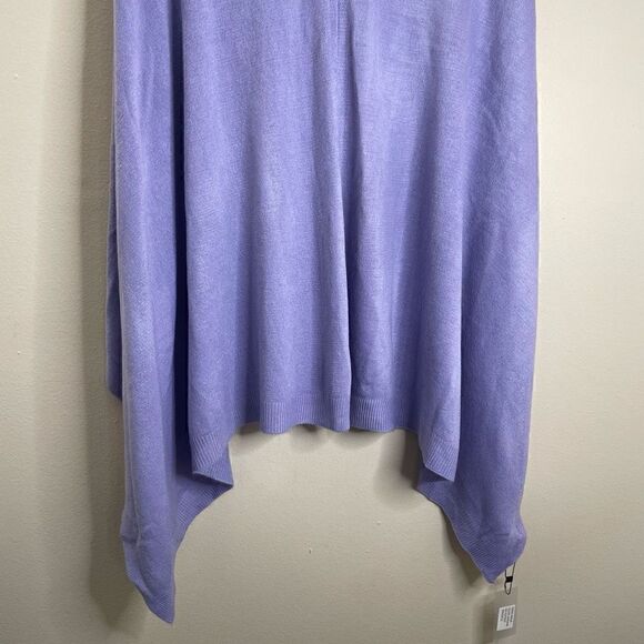 New!Poncho Pullover|One Size|Orchid Purple|100% Acrylic|Super Soft - Picture 6 of 12